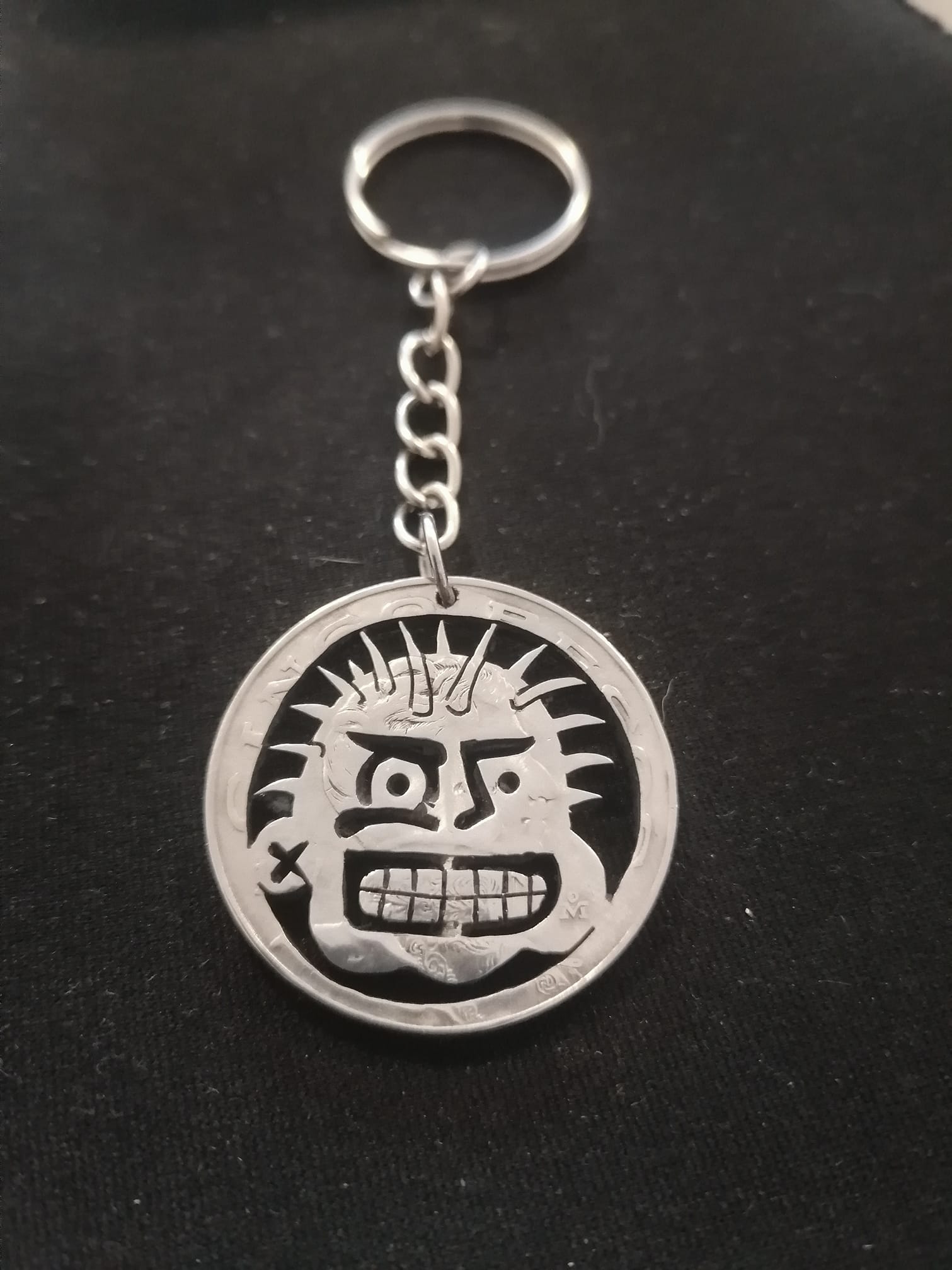 MxPx Handcrafted Carved Coin Keyring