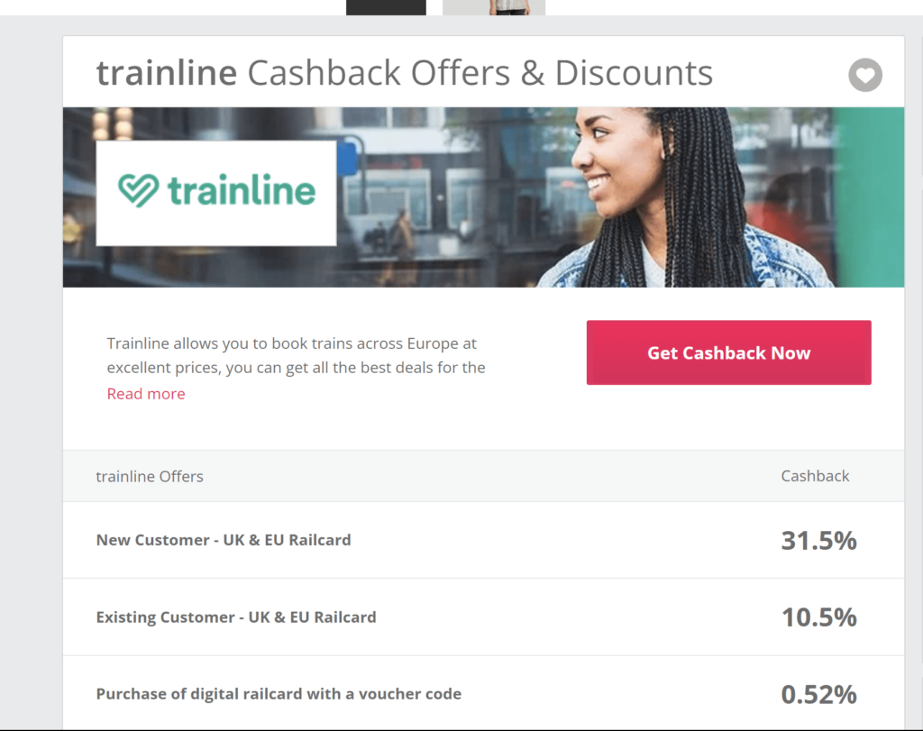 Get Money Back on Your Rail Card