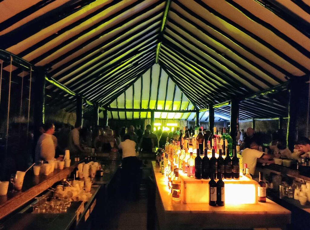 Guacamayas Bar on the Beach El Dorado Seaside Suites Palms Side