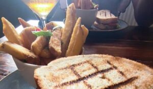 Pub food and a pint at The Ship in Distress near Stanpit Marsh in Mudeford Dorset