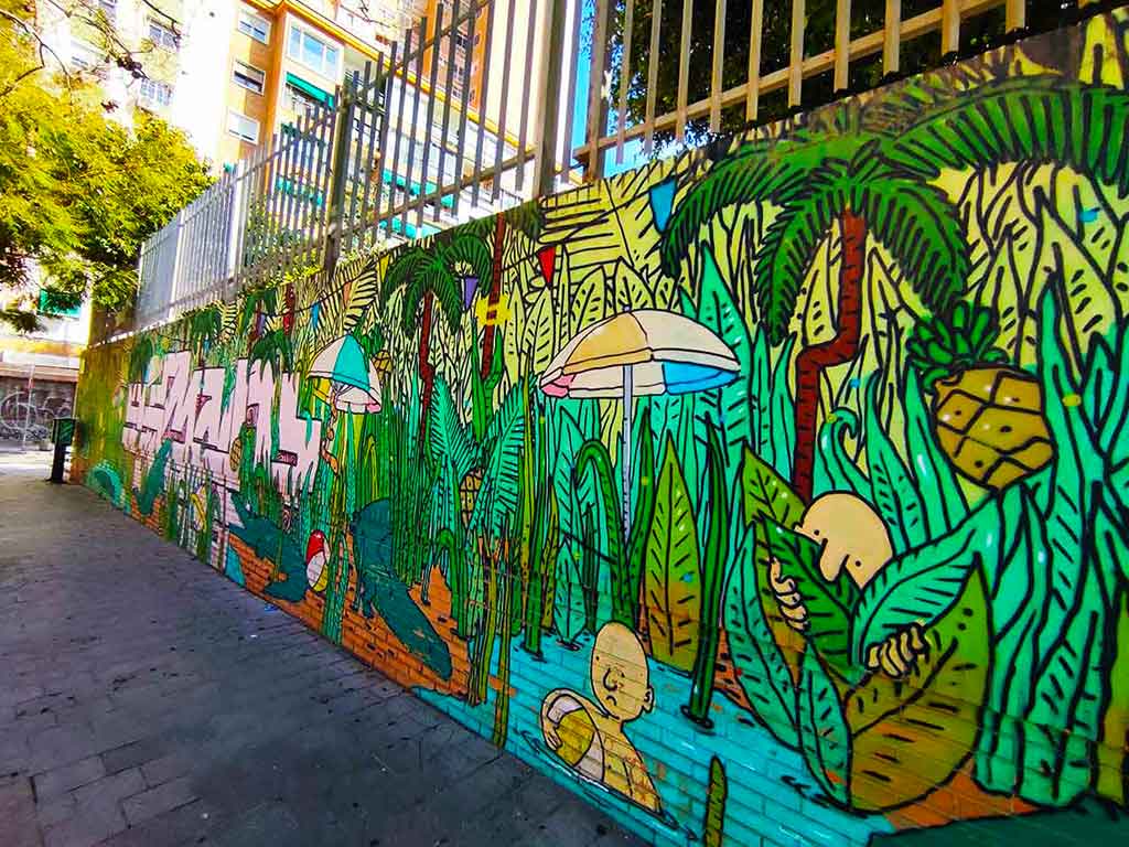 Jungle Street Art: Av del Comandante Benítez 29001 Malaga Spain