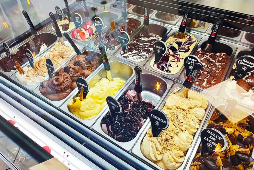 Image of Gelato ice cream at DLorenzo Gelato Ice Cream Malaga