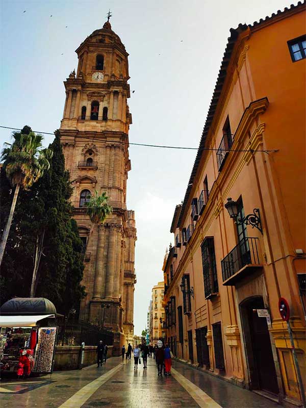 Exploring Malaga Centro. Image of Malaga Cathedral