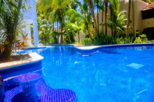 Pool in Mexico Resort