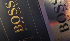 Hugo Boss aftershave boxes showing cheap fragrance deals cheaper than duty free.