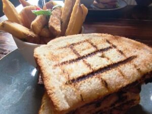 steak and mushroom sandwich from pub lunch deal for cheap eats in the UK guide